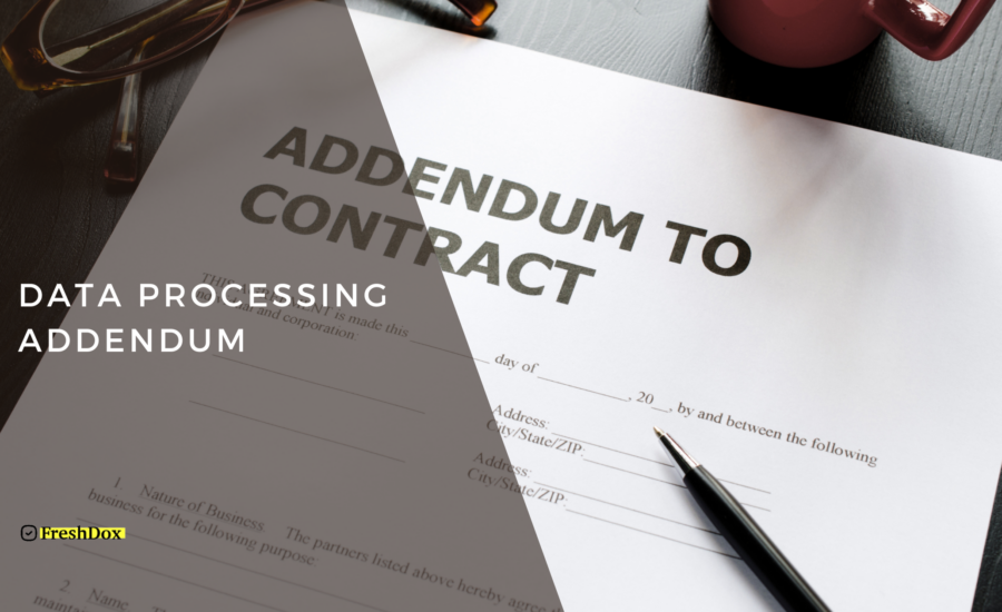 Data Processing Addendum Template